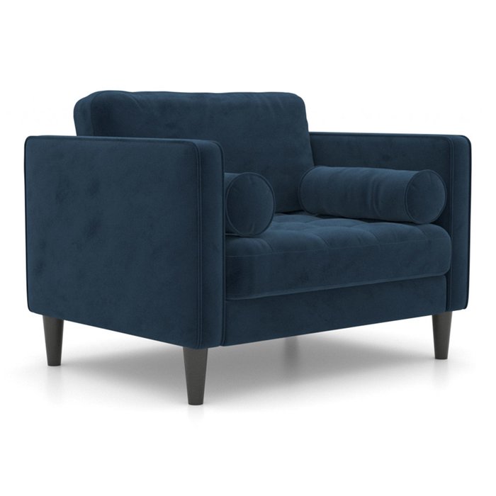 Кресло Scott ST синего цвета - купить Интерьерные кресла по цене 33600.0