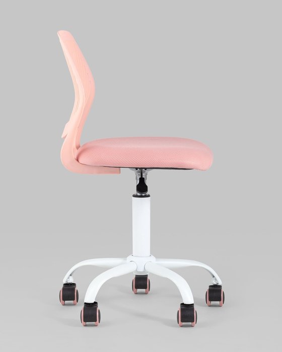 Кресло компьютерное детское Анна розового цвета - лучшие Офисные кресла в INMYROOM
