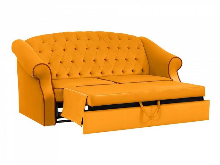 Диван-кровать Boston горчичного цвета  - лучшие Прямые диваны в INMYROOM