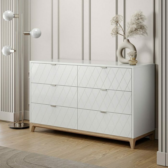 Комод Case CS042 белого цвета - лучшие Комоды в INMYROOM Комод Case CS042 белого цвета - лучшие Комоды в INMYROOM