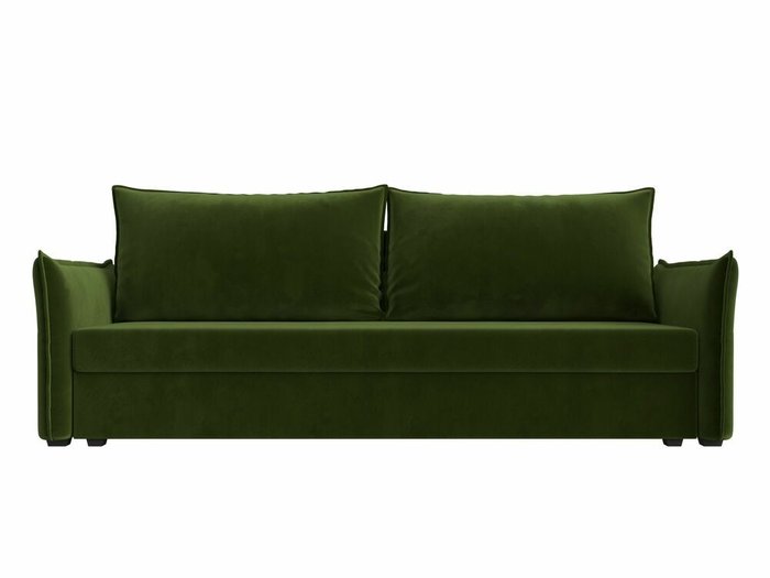 Диван-кровать Лига 004 зеленого цвета - купить Прямые диваны по цене 28999.0