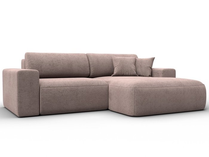 Угловой диван-кровать Лига-036 Классик бежевого цвета правый - купить Угловые диваны по цене 119990