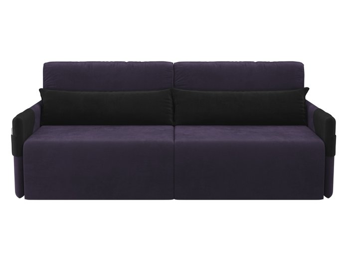 Прямой диван-кровать Армада фиолетового цвета - купить Прямые диваны по цене 34190.0