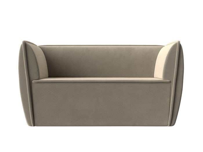 Прямой диван Бергамо бежевого цвета - купить Прямые диваны по цене 26999.0