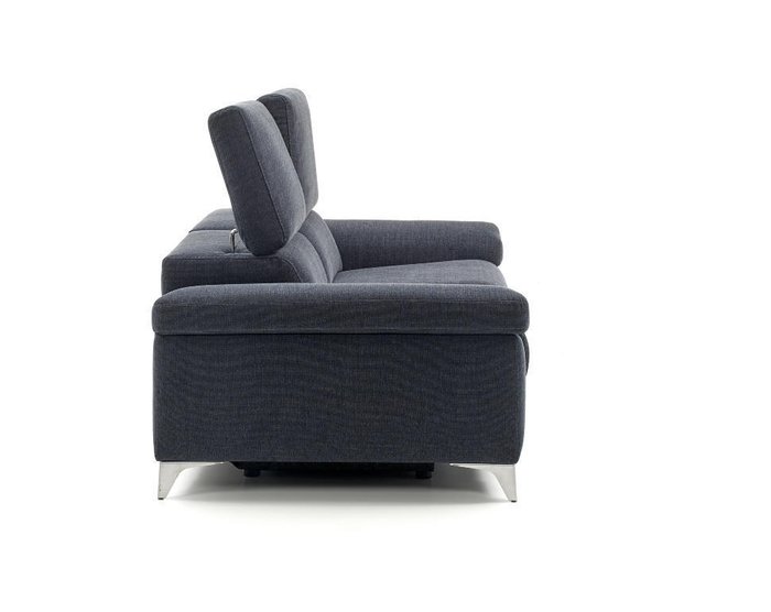 Прямой диван Silenos темно-синего цвета - лучшие Прямые диваны в INMYROOM