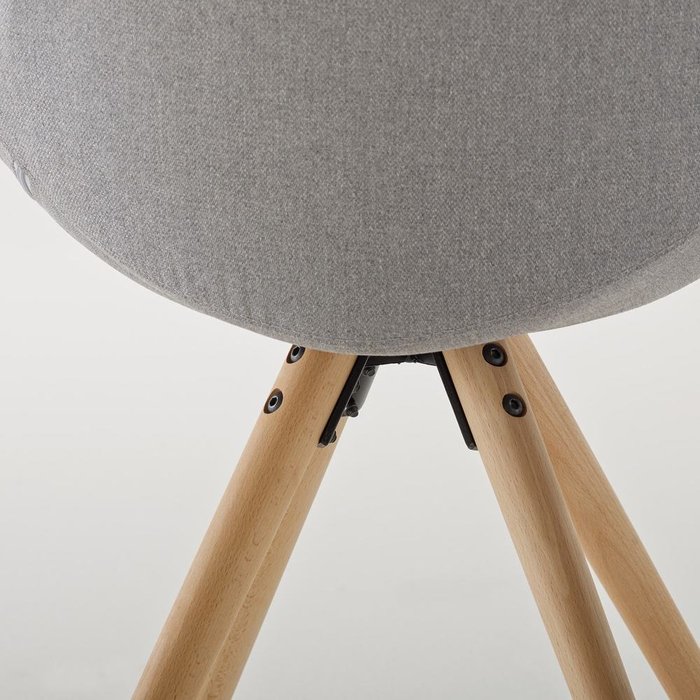Комплект из двух стульев Asting серого цвета - лучшие Обеденные стулья в INMYROOM