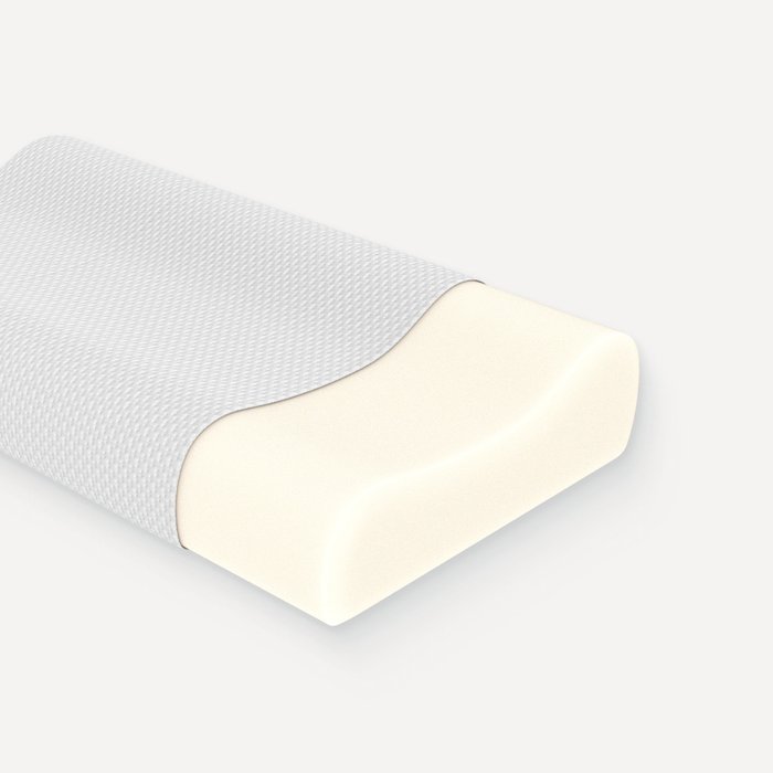 Анатомическая подушка Orto М 32х51 белого цвета - лучшие Подушки для сна в INMYROOM