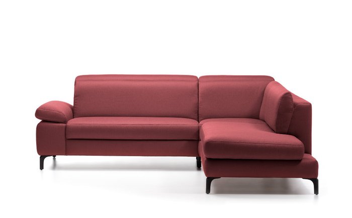 Угловой диван Tasman бордового цвета