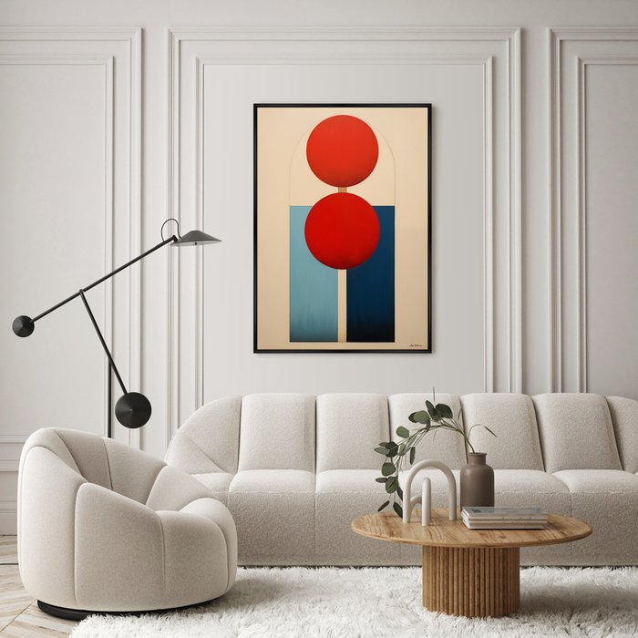 Репродукция картины Vibrant colors and shapes, No 2, 2024г. - лучшие Картины в INMYROOM