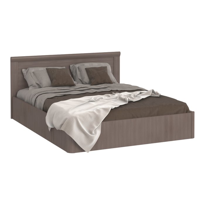 Кровать Магна 180х200 коричневого цвета с подъемным механизмом - купить Кровати для спальни по цене 39146.0