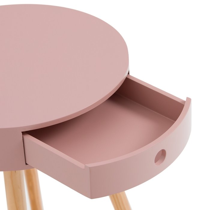Прикроватный столик Selisa розового цвета - лучшие Прикроватные тумбы в INMYROOM