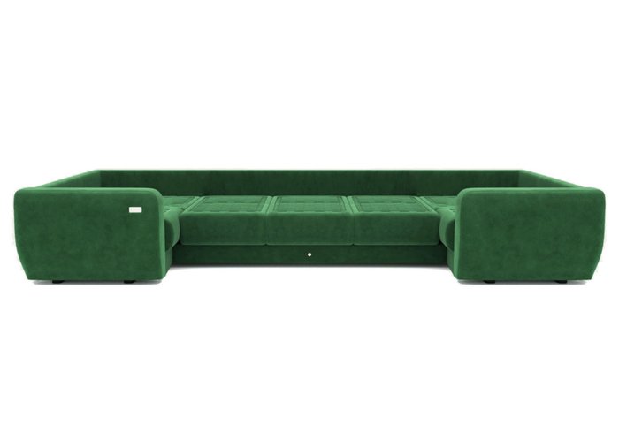Модульный диван-кровать зеленого цвета - купить Угловые диваны по цене 470000.0