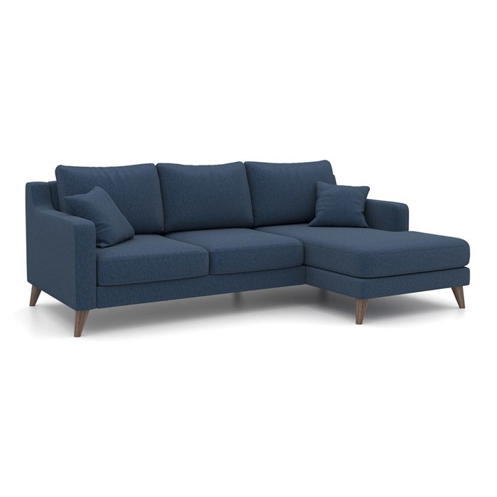 Угловой диван-кровать Mendini EKH синего цвета