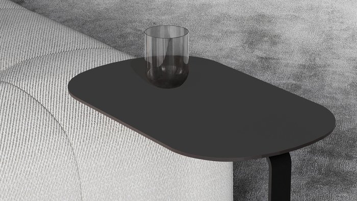 Стол кофейный Side темно-серого цвета - лучшие Кофейные столики в INMYROOM
