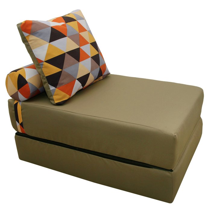 Кресло-кровать с подушкой и валиком - купить Бескаркасная мебель по цене 15600.0