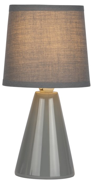Настольная лампа Edith Б0057266 (ткань, цвет серый)