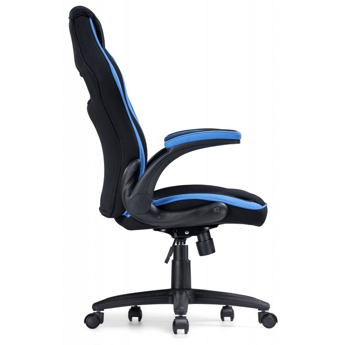Компьютерное кресло Plast черно-голубого цвета - лучшие Офисные кресла в INMYROOM