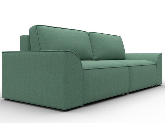 Диван-кровать Лига-048 зеленого цвета - лучшие Прямые диваны в INMYROOM Диван-кровать Лига-048 зеленого цвета - лучшие Прямые диваны в INMYROOM