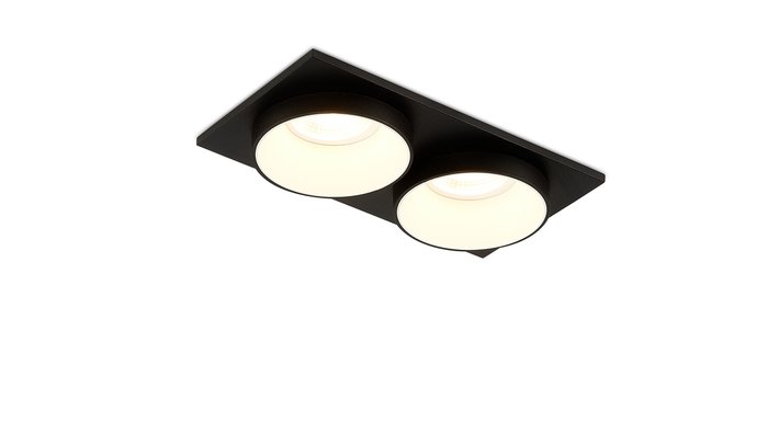 Встроенный светильник Avrila  черного цвета с белым