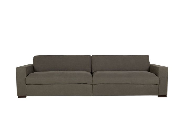 Модульный диван Linda коричневого цвета