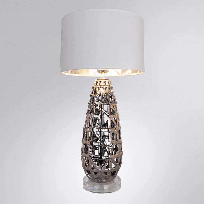 Настольная лампа Taiyi с белым абажуром - купить Настольные лампы по цене 4790.0