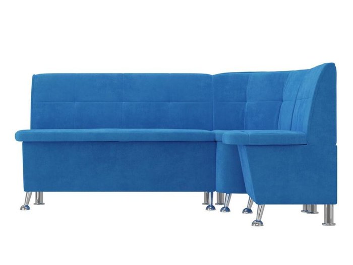 Угловой диван Феникс голубого цвета правый угол - купить Угловые диваны по цене 36990.0