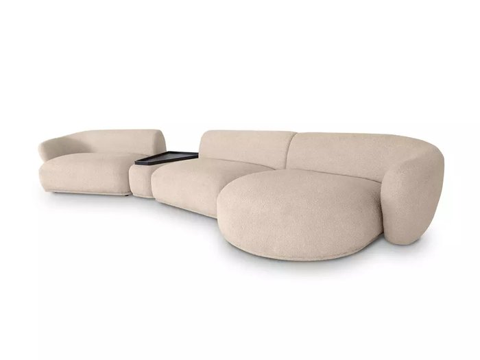 Модульный диван Fabro бежевого цвета - лучшие Прямые диваны в INMYROOM