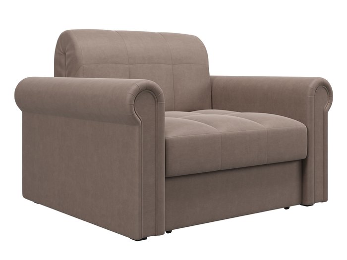 Кресло-кровать Палермо коричневого цвета