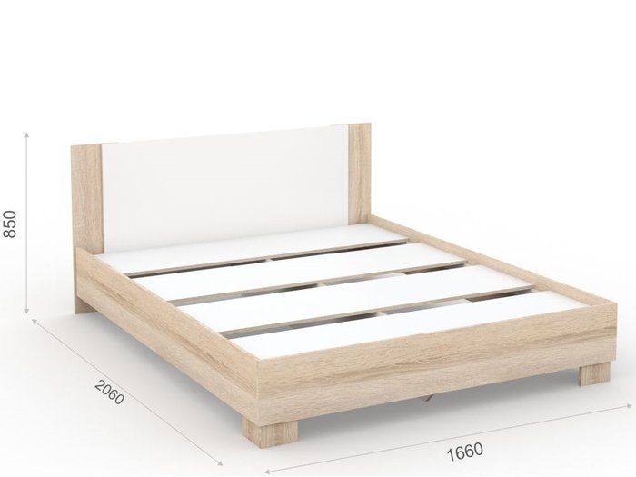 Кровать Аврора 160х200 бежевого цвета - лучшие Кровати для спальни в INMYROOM