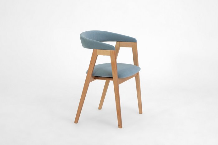 Стул Лондон голубого цвета - лучшие Обеденные стулья в INMYROOM