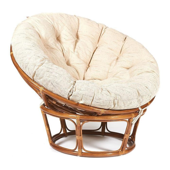 Кресло Papasan Pecan коричневого цвета - купить Садовые кресла по цене 20610.0 Кресло Papasan Pecan коричневого цвета - купить Садовые кресла по цене 20610.0