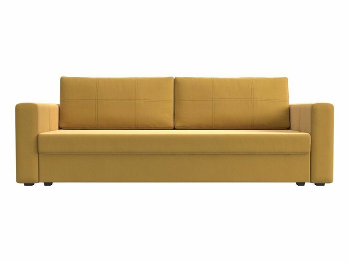 Диван-кровать Лига 006 желтого цвета  - купить Прямые диваны по цене 26999.0