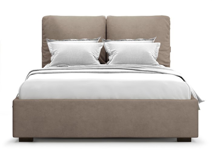 Кровать Trazimeno с  ортопедическим основанием без ПМ 180х200 коричневого цвета - купить Кровати для спальни по цене 40000.0