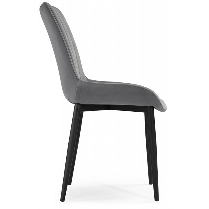 Стул Seda серо-черного цвета - лучшие Обеденные стулья в INMYROOM