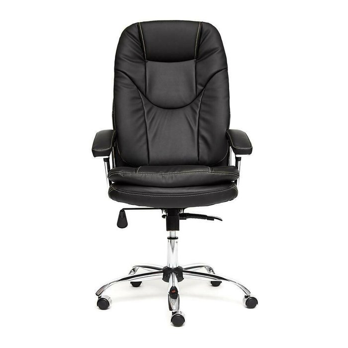 Офисное кресло Softy Lux черного цвета - лучшие Офисные кресла в INMYROOM
