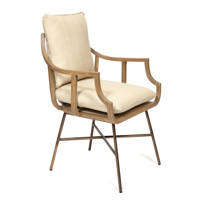Кресло Pintida бежевого цвета - купить Интерьерные кресла по цене 42270.0
