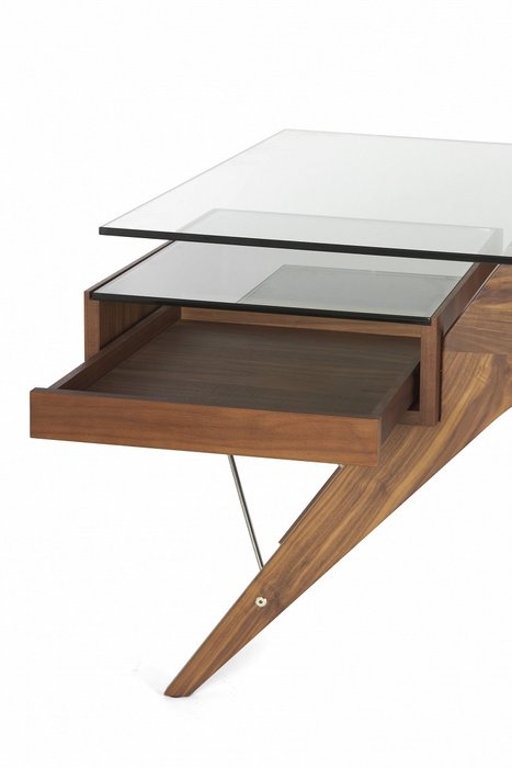 Рабочий стол Carvour Desk с шестью ящиками - лучшие Офисные столы в INMYROOM
