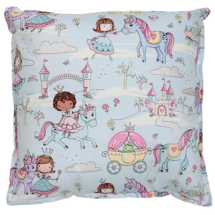 Декоративная подушка Princess&Unicorn из хлопка