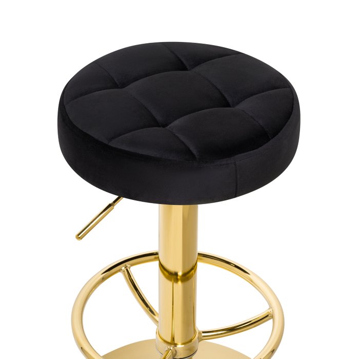 Барный стул Marun черно-золотого цвета - лучшие Барные стулья в INMYROOM