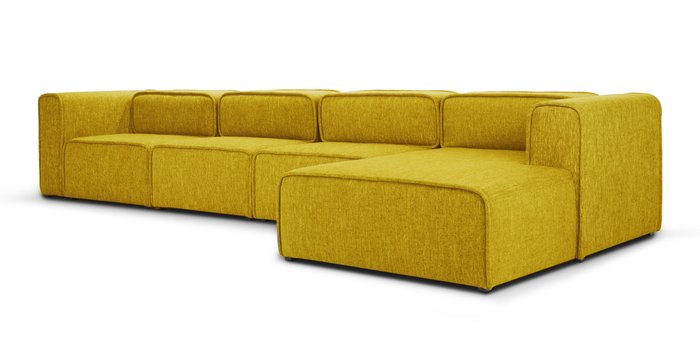 Модульный диван Метрополис XXL Yellow - лучшие Угловые диваны в INMYROOM