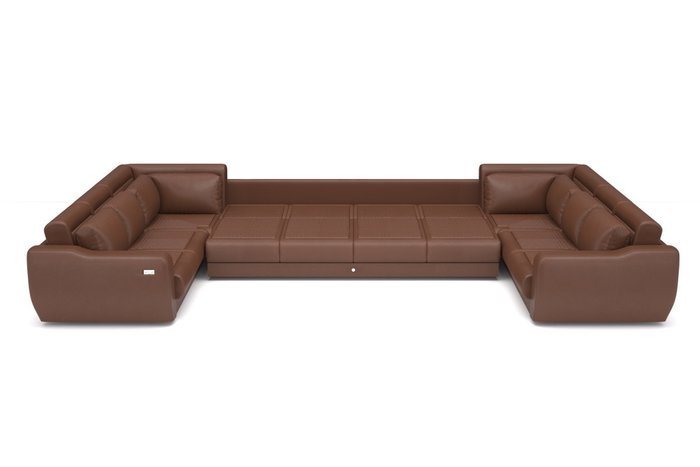Модульный диван-кровать коричневого цвета - купить Угловые диваны по цене 1000000.0