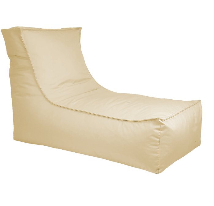 Кресло-лежак Санрайз бежевого цвета