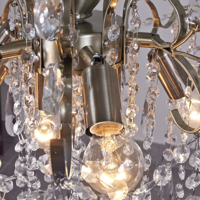 Хрустальная люстра 30300-0.3-800 AB (хрусталь, цвет прозрачный) - лучшие Подвесные люстры в INMYROOM