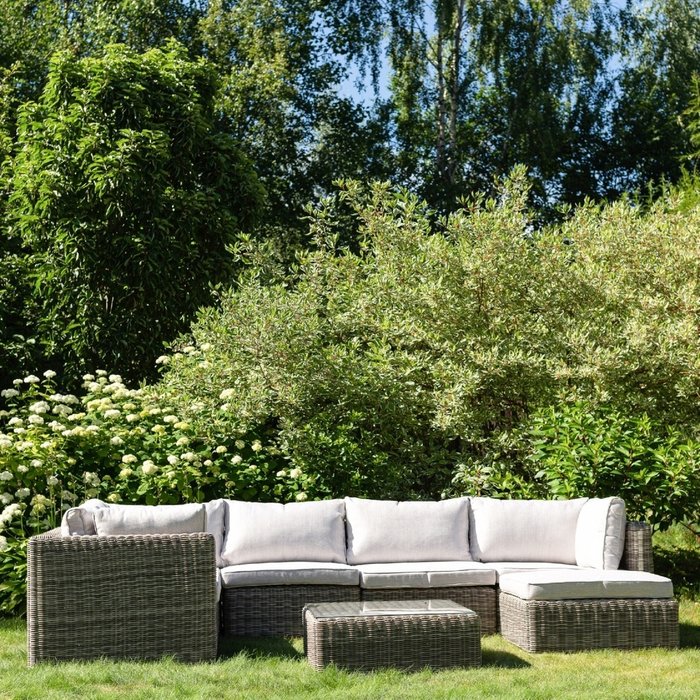 Комплект садовой мебели Lausanne светло-серого цвета - купить Комплекты для сада и дачи по цене 224931.0