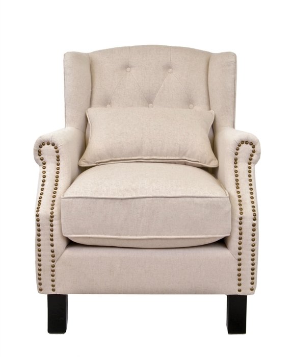 Кресло Scott бежевого цвета  - купить Интерьерные кресла по цене 54810.0