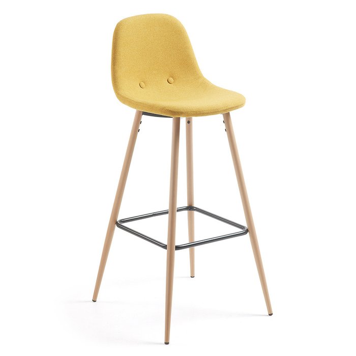 Барный стул Nilson желтого цвета
