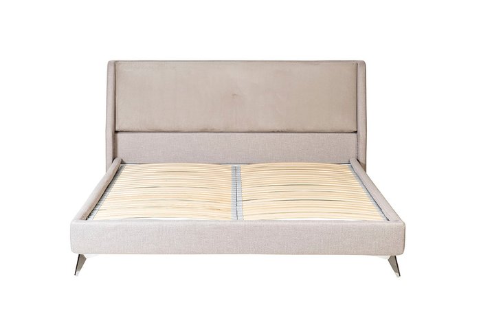 Кровать Michelle 160х200 серого цвета   нет вгх