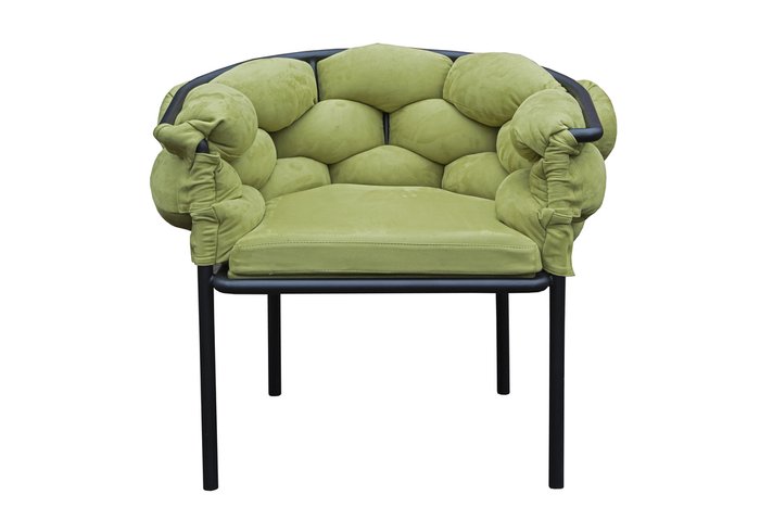 Кресло Bizet-K зеленого цвета - купить Интерьерные кресла по цене 33880.0