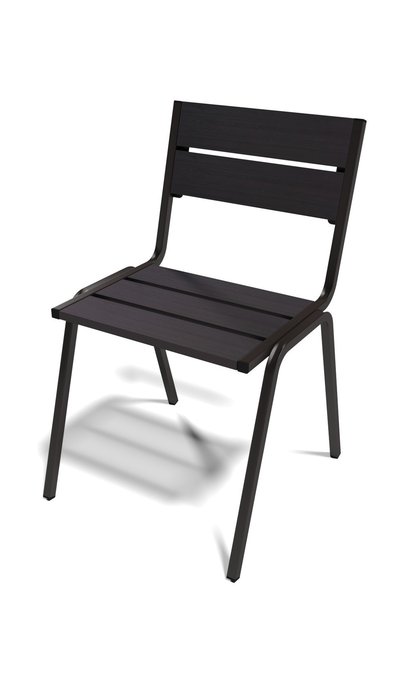Стул садовый Фьюжн темно-коричневого цвета - купить Садовые стулья по цене 3019.0