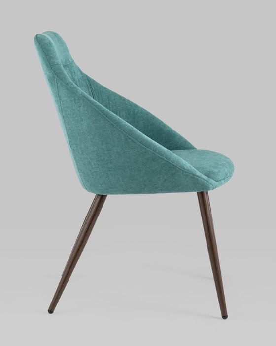 Стул Квини сине-зеленого цвета  - лучшие Обеденные стулья в INMYROOM